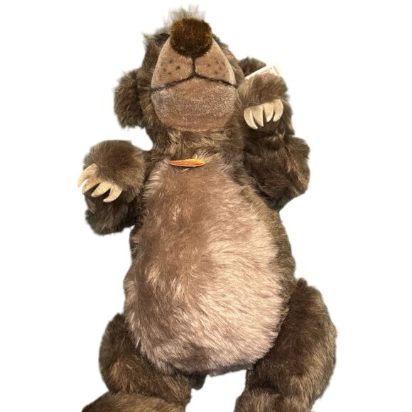Steiff's Baloo Bear Plush 13.5" Brown Animal Knopf Im Ohr Germany Disney 1995 - Picture 2 of 11